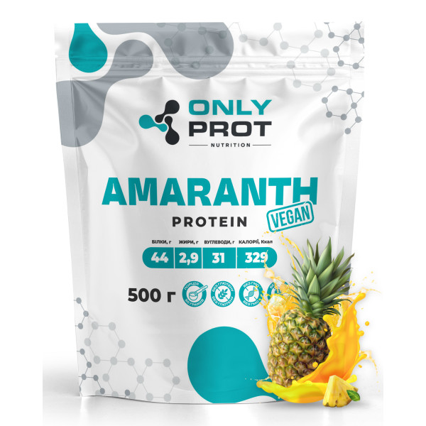Амарантовий протеїн 500 г ананас Onlyprot