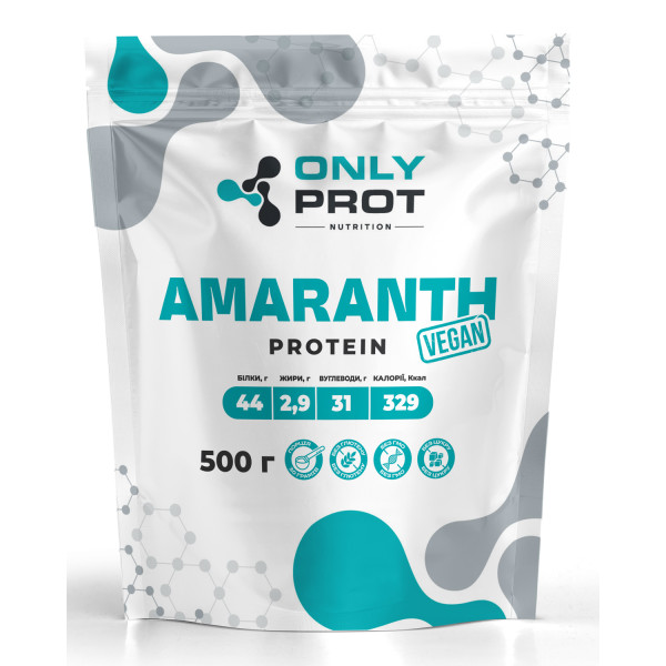 Амарантовий протеїн 500 г без смаку Onlyprot