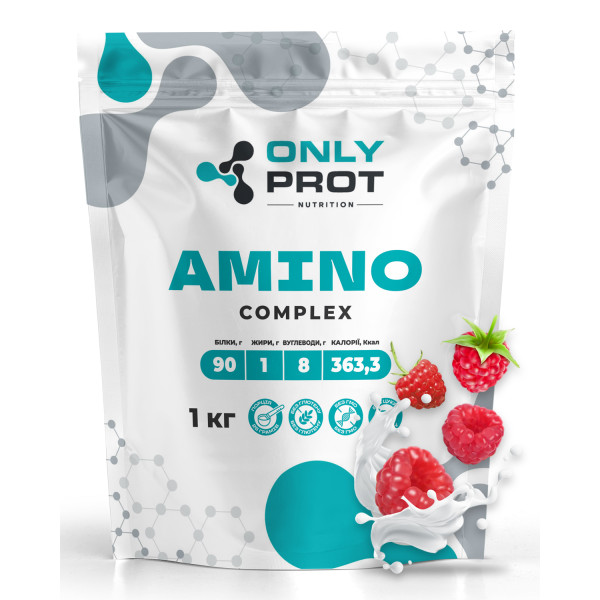 Амінокомплекс 1 кг малина Onlyprot