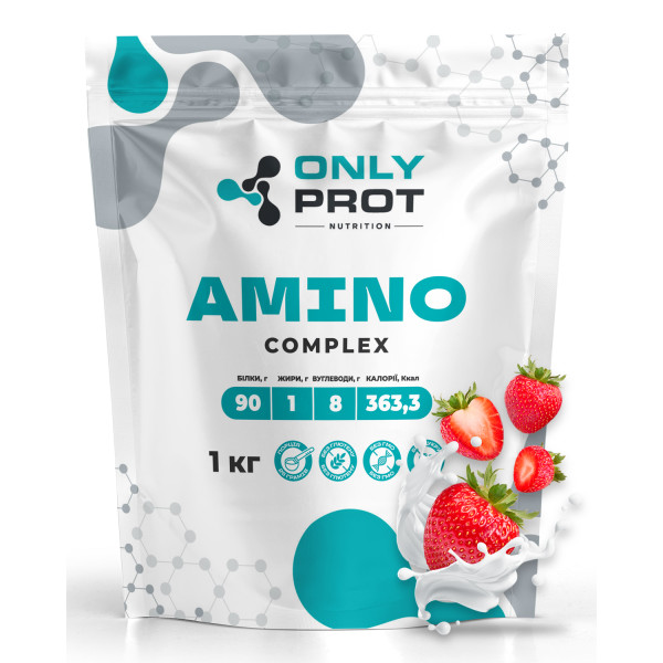 Амінокомплекс 1 кг полуниця Onlyprot