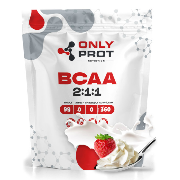 BCAA 2:1:1 400 г крем-вершки Onlyprot