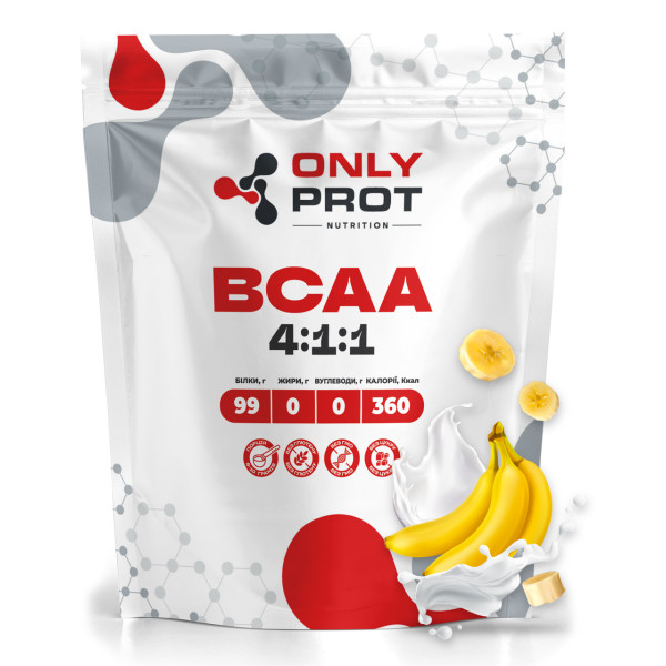BCAA 4:1:1 250 г банан Onlyprot