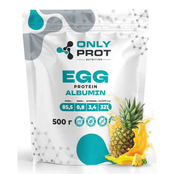 Альбумін (Яєчний протеїн) 500 г ананас Onlyprot