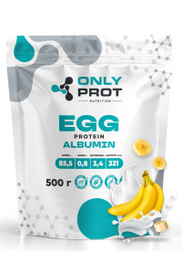 Альбумін (Яєчний протеїн) 500 г банан Onlyprot