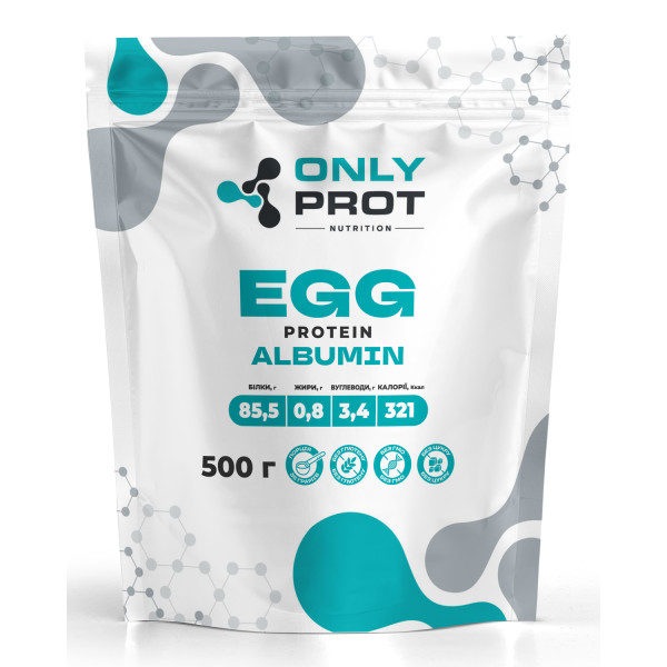Альбумін (Яєчний протеїн) 500 г без смаку Onlyprot