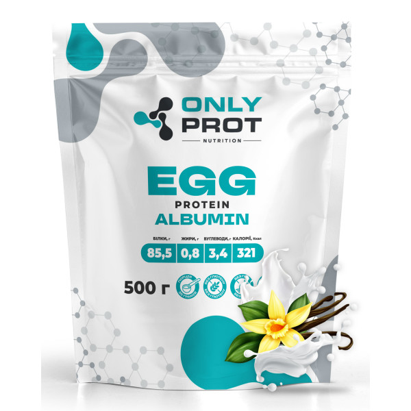 Альбумін (Яєчний протеїн) 500 г ваніль Onlyprot