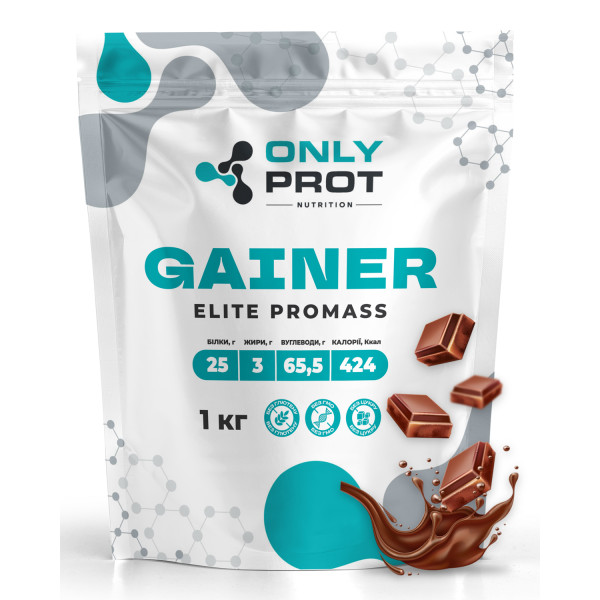 Гейнер 1 кг шоколад Onlyprot