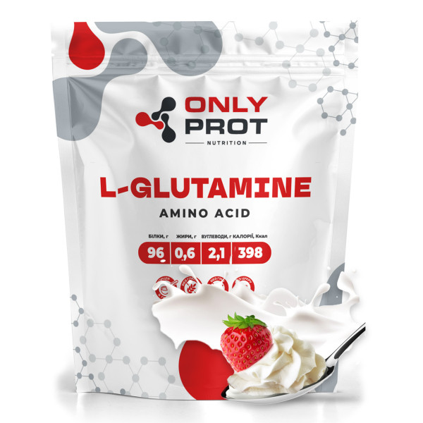 L-глютамін 400 г крем-вершки Onlyprot