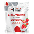 L-глютамін 400 г полуниця Onlyprot