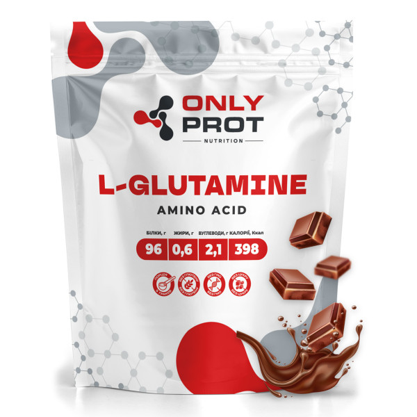 L-глютамін 300 г шоколад Onlyprot