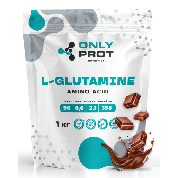 L-глютамін 1 кг шоколад Onlyprot