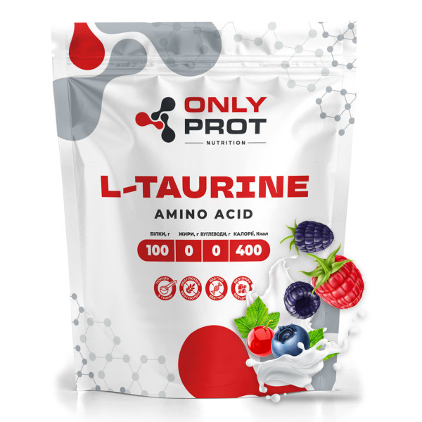 L-таурин 400 г лісові ягоди Onlyprot