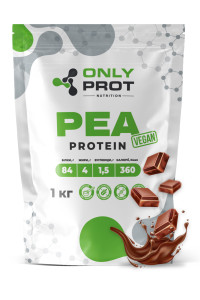Гороховий протеїн 1 кг шоколад Onlyprot