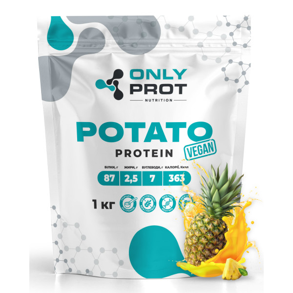 Картопляний протеїн 1 кг ананас Onlyprot