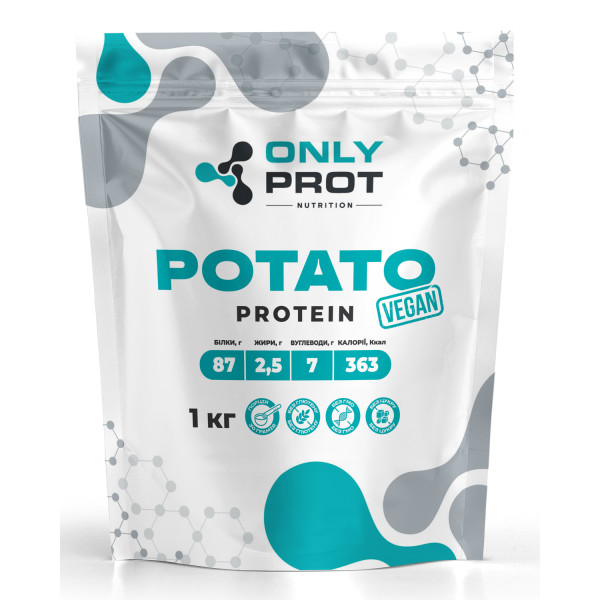 Картопляний протеїн 1 кг без смаку Onlyprot