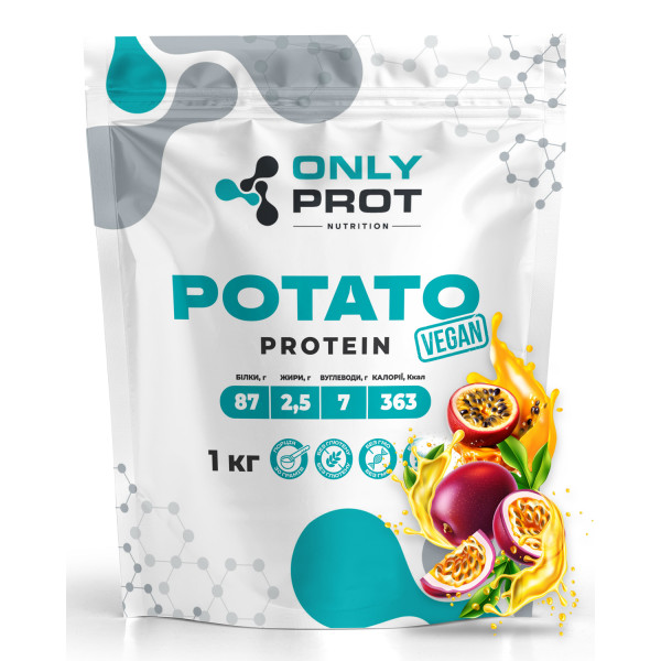 Картопляний протеїн 1 кг маракуя Onlyprot