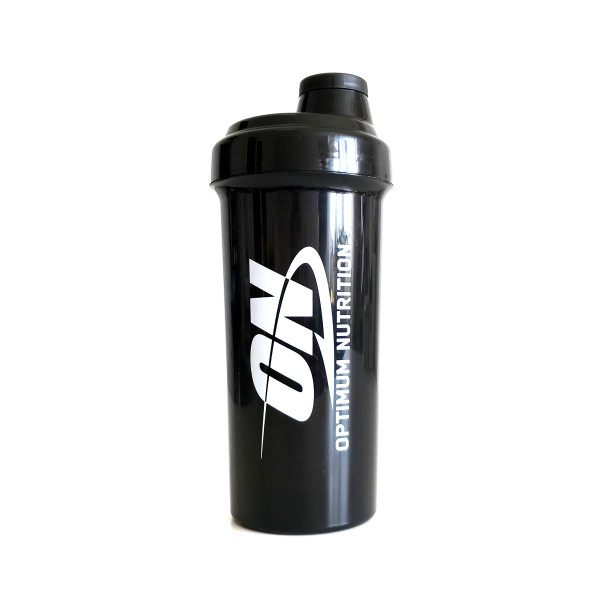 Шейкер Optimum Nutrition 700 мл чорний з сіточкою