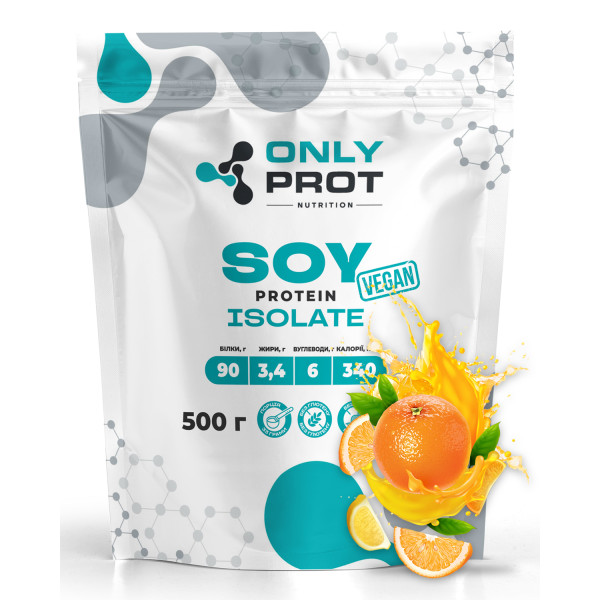 Соєвий протеїн 500 г апельсин Onlyprot
