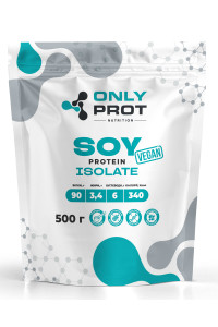 Соєвий протеїн 500 г без смаку Onlyprot