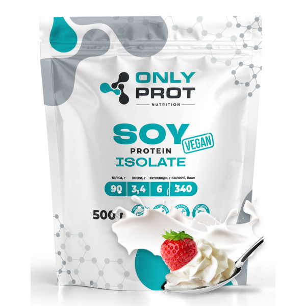 Соєвий протеїн 500 г крем-вершки Onlyprot