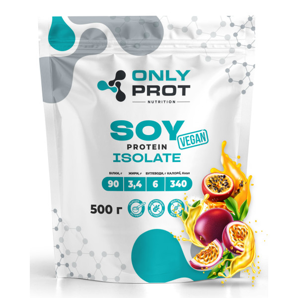 Соєвий протеїн 500 г маракуя Onlyprot