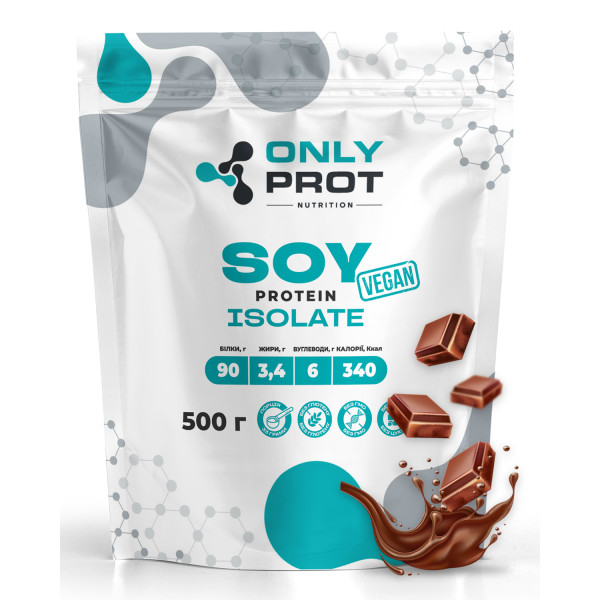 Соєвий протеїн 500 г шоколад Onlyprot