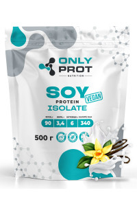 Соєвий протеїн 500 г ваніль Onlyprot