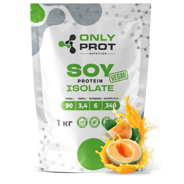 Соєвий протеїн 1 кг диня Onlyprot