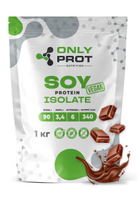 Соєвий протеїн 1 кг шоколад Onlyprot